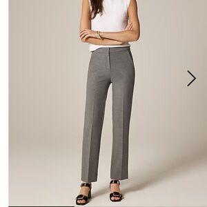 J.Crew Kate straight-leg pant in four-season stretch Hthr smoked graphite size 6